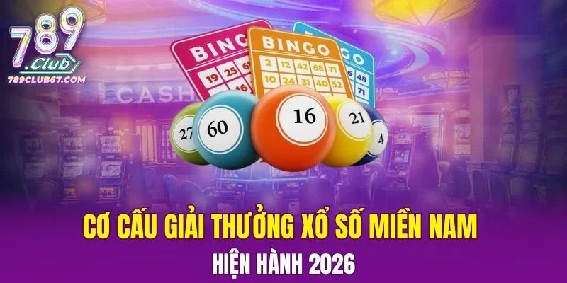 Cơ cấu giải thưởng xổ số miền nam